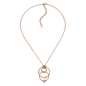 Style Bonding Rose Gold Plated Short Necklace-